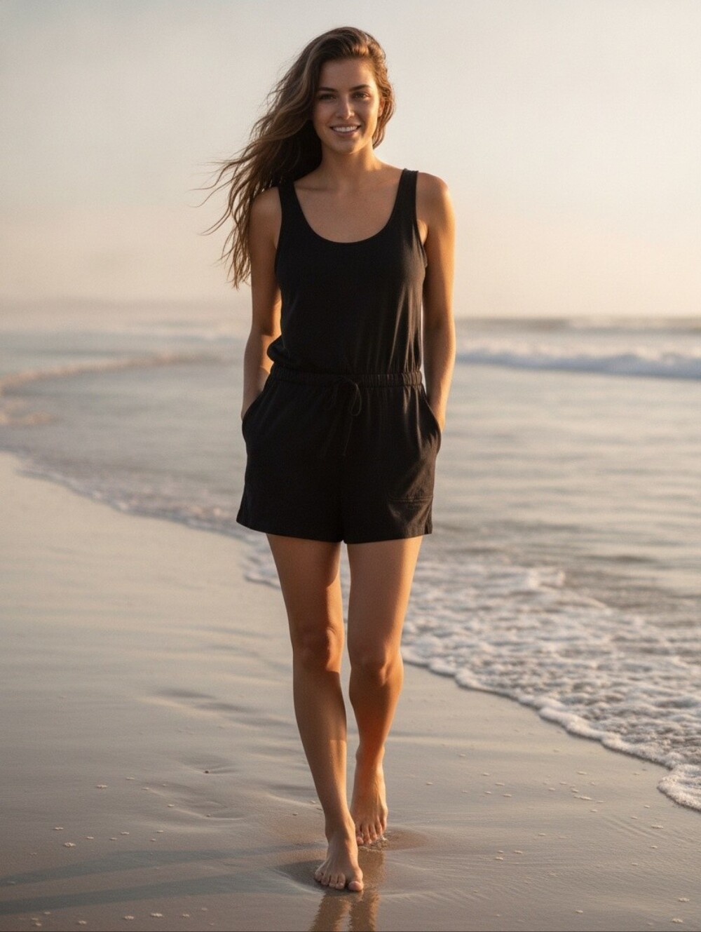 Loft Outlet Black Romper Size XS